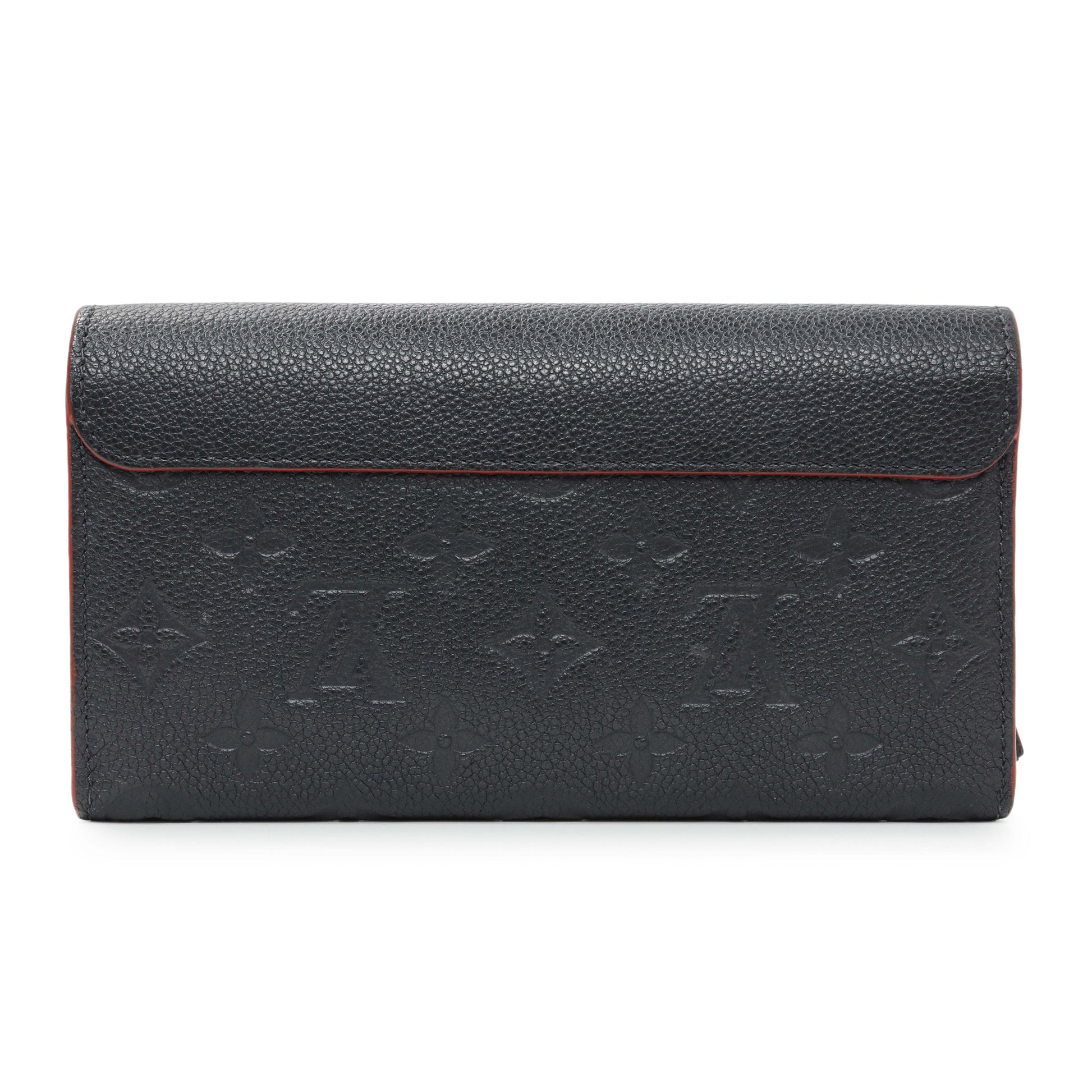 Exclusive Louis Vuitton Marine Rouge Empreinte Pont-Neuf Wallet — Side View
