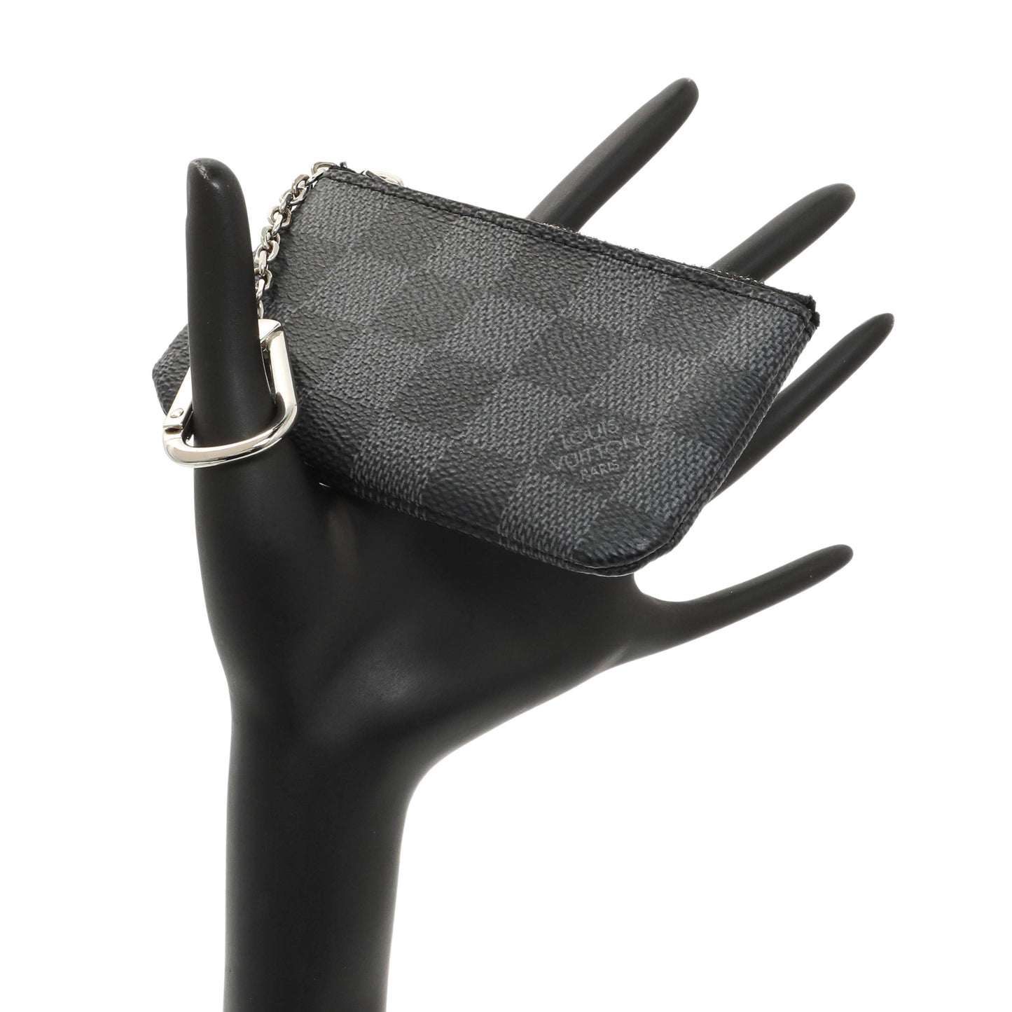 Exclusive Louis Vuitton Damier Graphite Key Pouch — Alternate View 8
