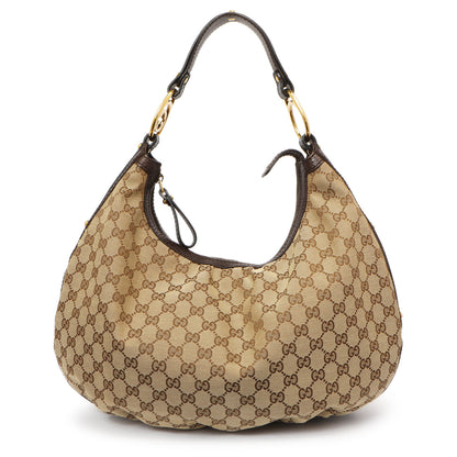 Exclusive Gucci Monogram Medium Interlocking Hobo — Front View