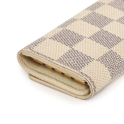 Exclusive Louis Vuitton Damier Azur 4 Key Holder — Lifestyle View