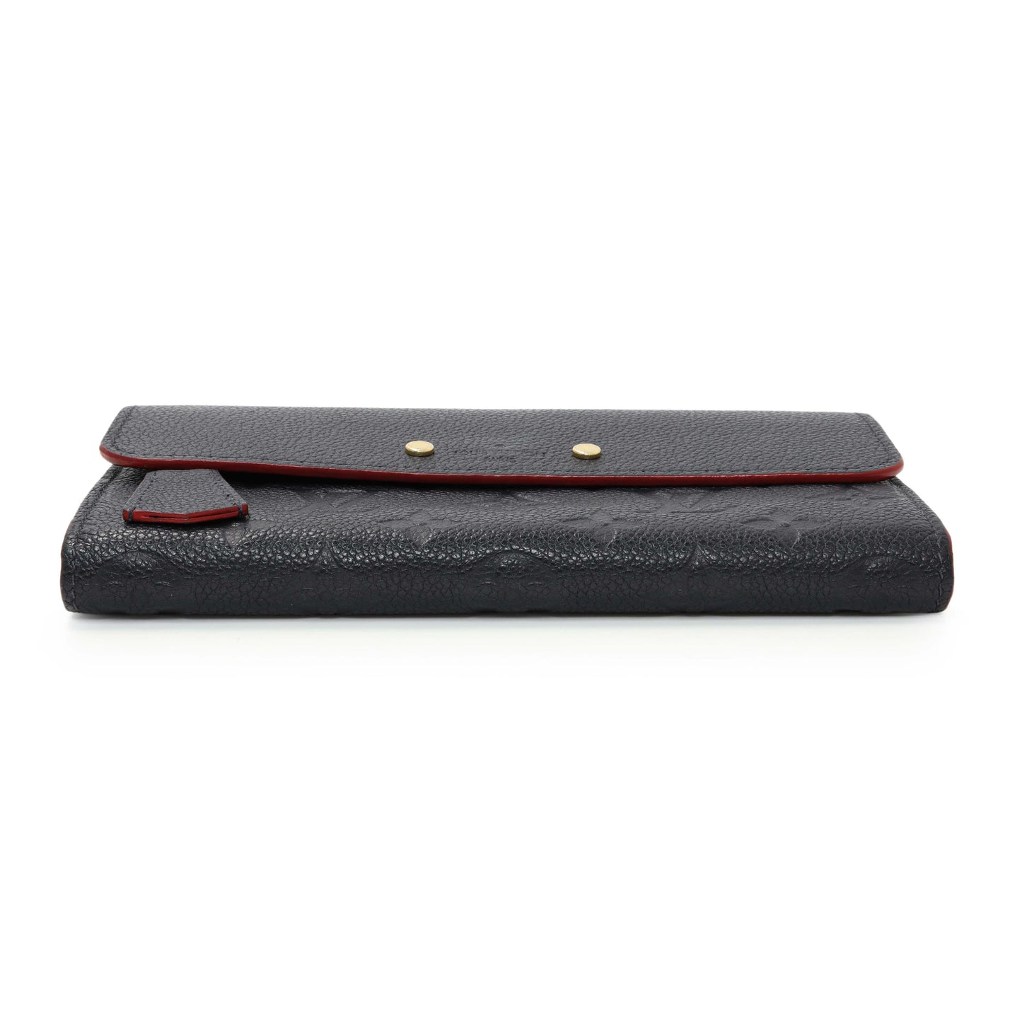 Exclusive Louis Vuitton Marine Rouge Empreinte Pont-Neuf Wallet — Back View