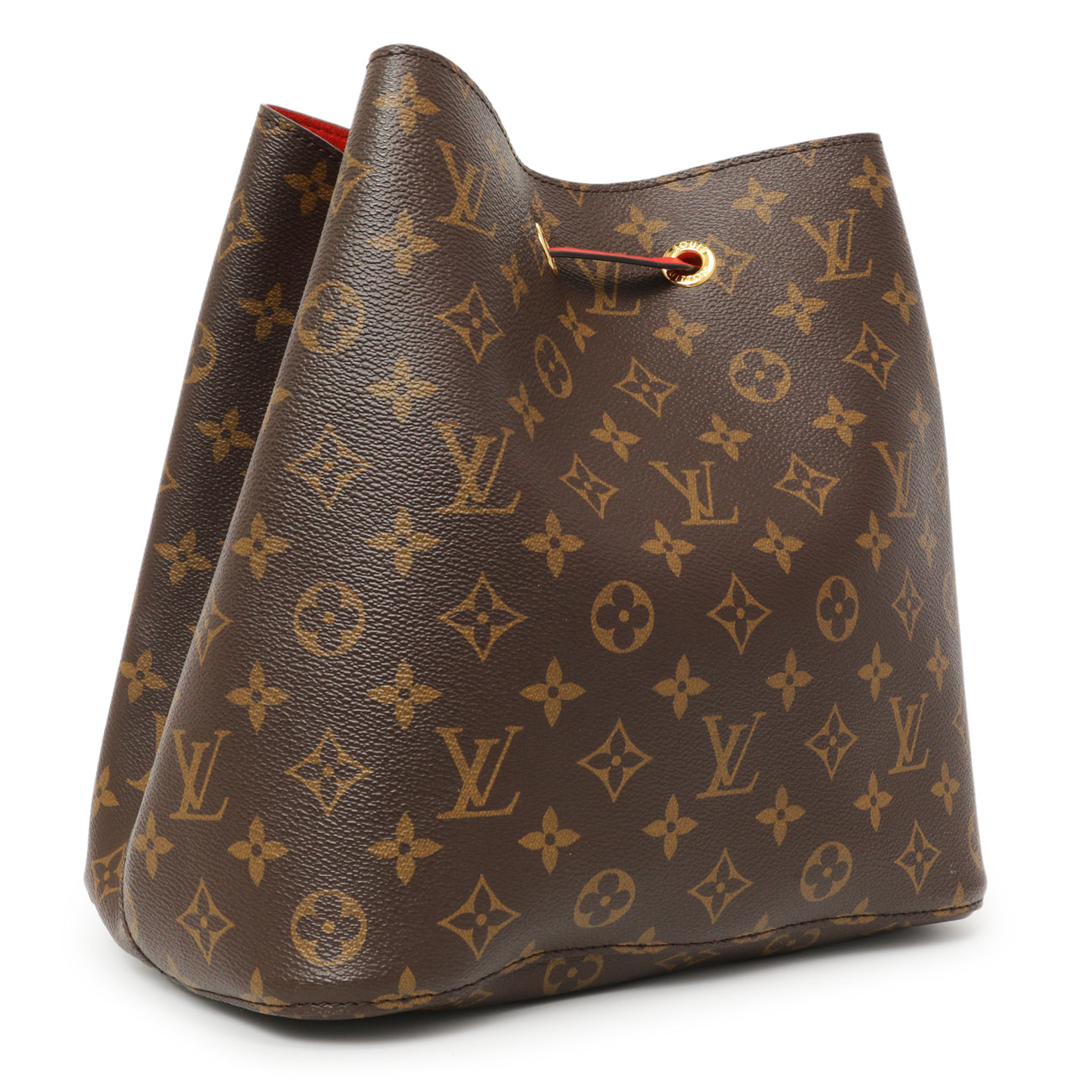 Exclusive Louis Vuitton Coquelicot Monogram NeoNoe MM — Side View