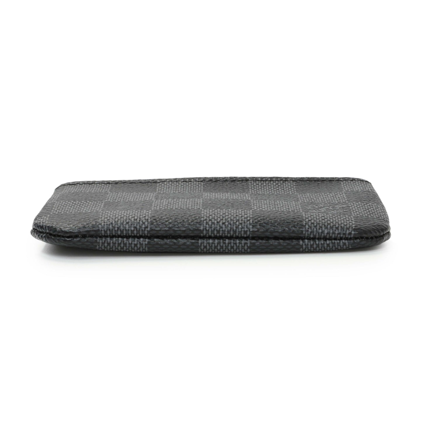 Exclusive Louis Vuitton Damier Graphite Key Pouch — Back View