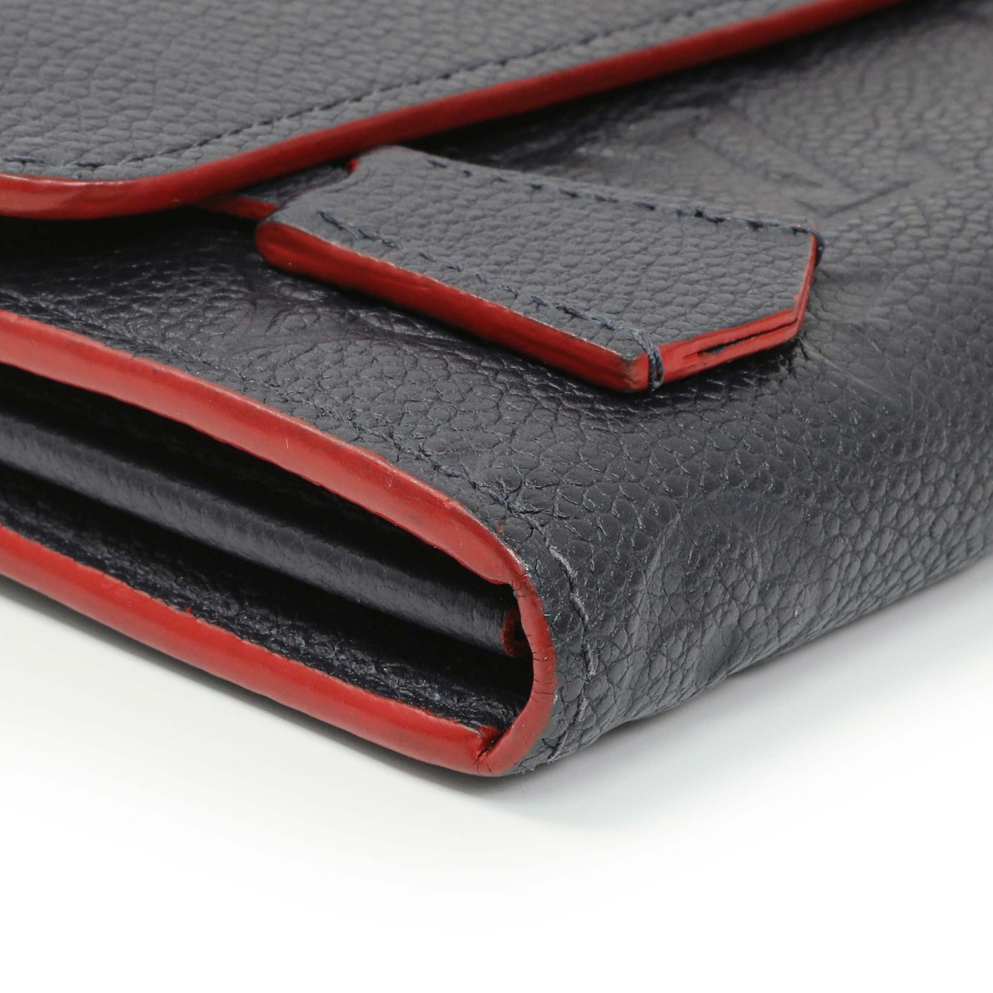 Exclusive Louis Vuitton Marine Rouge Empreinte Pont-Neuf Wallet — Lifestyle View