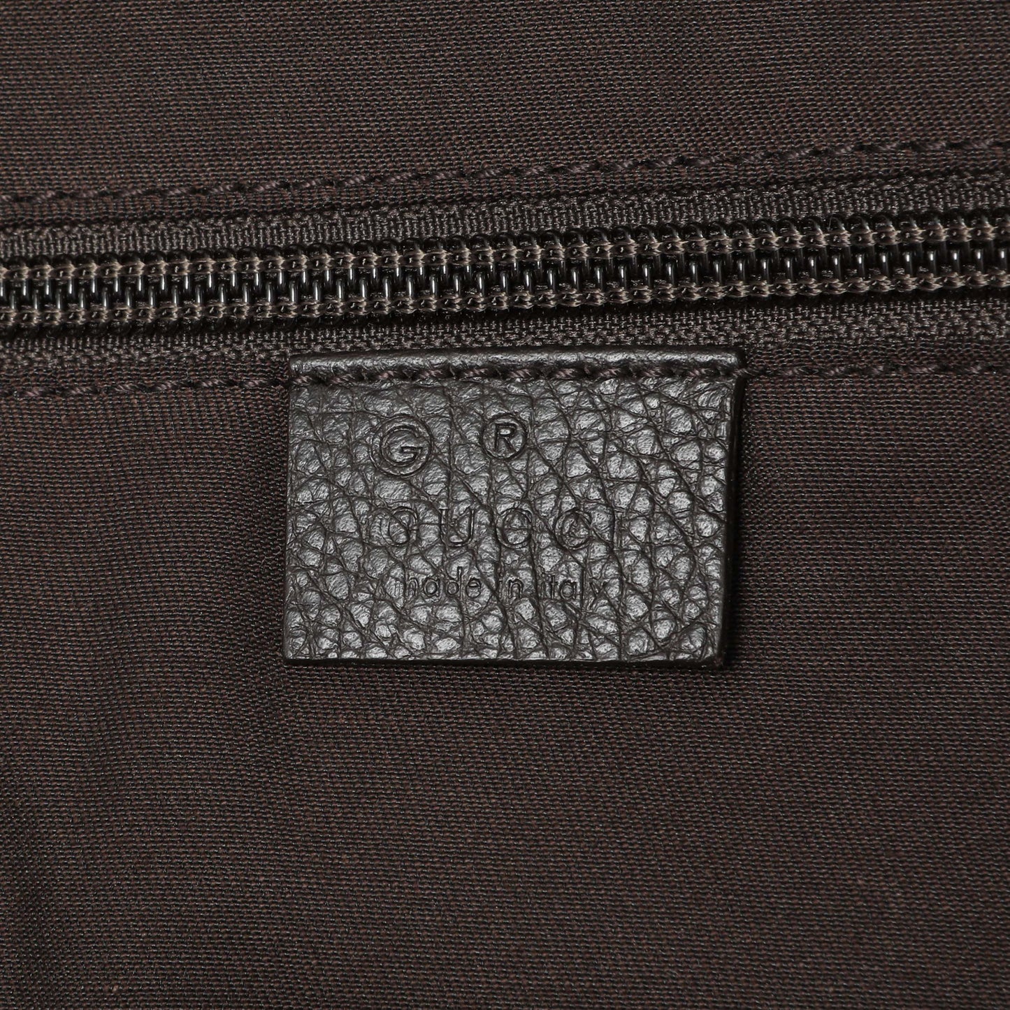 Exclusive Gucci Monogram Nylon Large Travel Hobo — Detail View