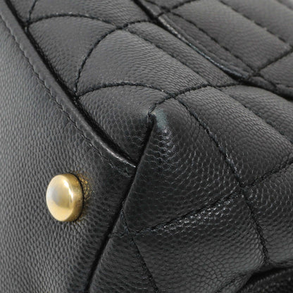 Exclusive Chanel Black Caviar Quilted Extra Mini Coco Handle — Alternate View 7