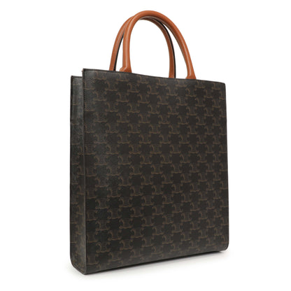 Exclusive Celine Triomphe Canvas Small Vertical Cabas — Side View