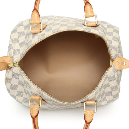 Exclusive Louis Vuitton Damier Azur Speedy 30 — Alternate View 8