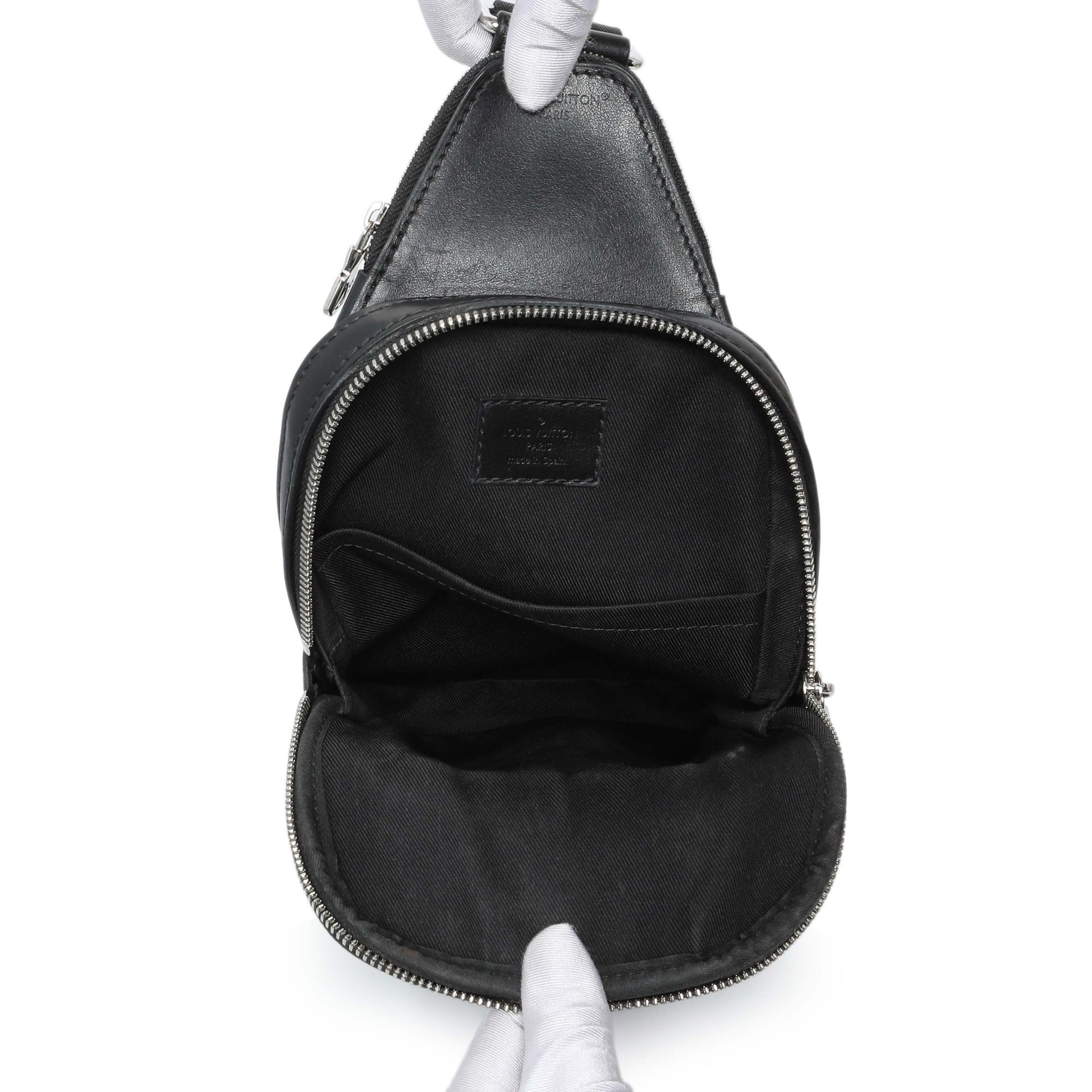 Exclusive Louis Vuitton Monogram Eclipse Avenue Slingbag PM — Lifestyle View