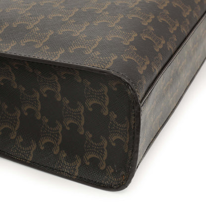 Exclusive Celine Triomphe Canvas Small Vertical Cabas — Lifestyle View