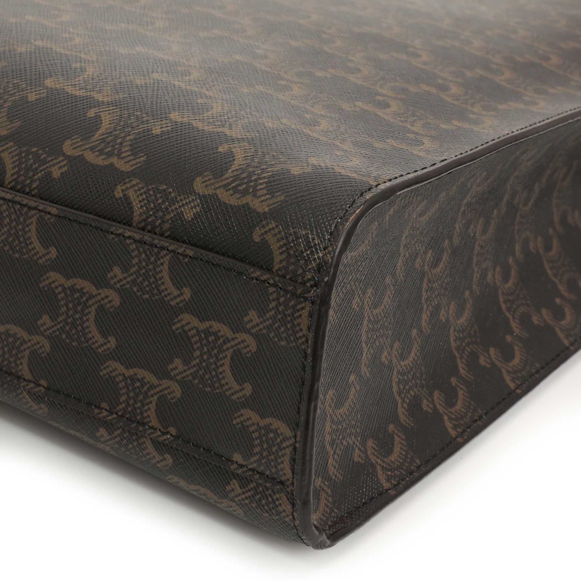 Exclusive Celine Triomphe Canvas Small Vertical Cabas — Alternate View 7