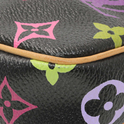 Exclusive Louis Vuitton Black Monogram Multicolor Pochette Accessories — Detail View