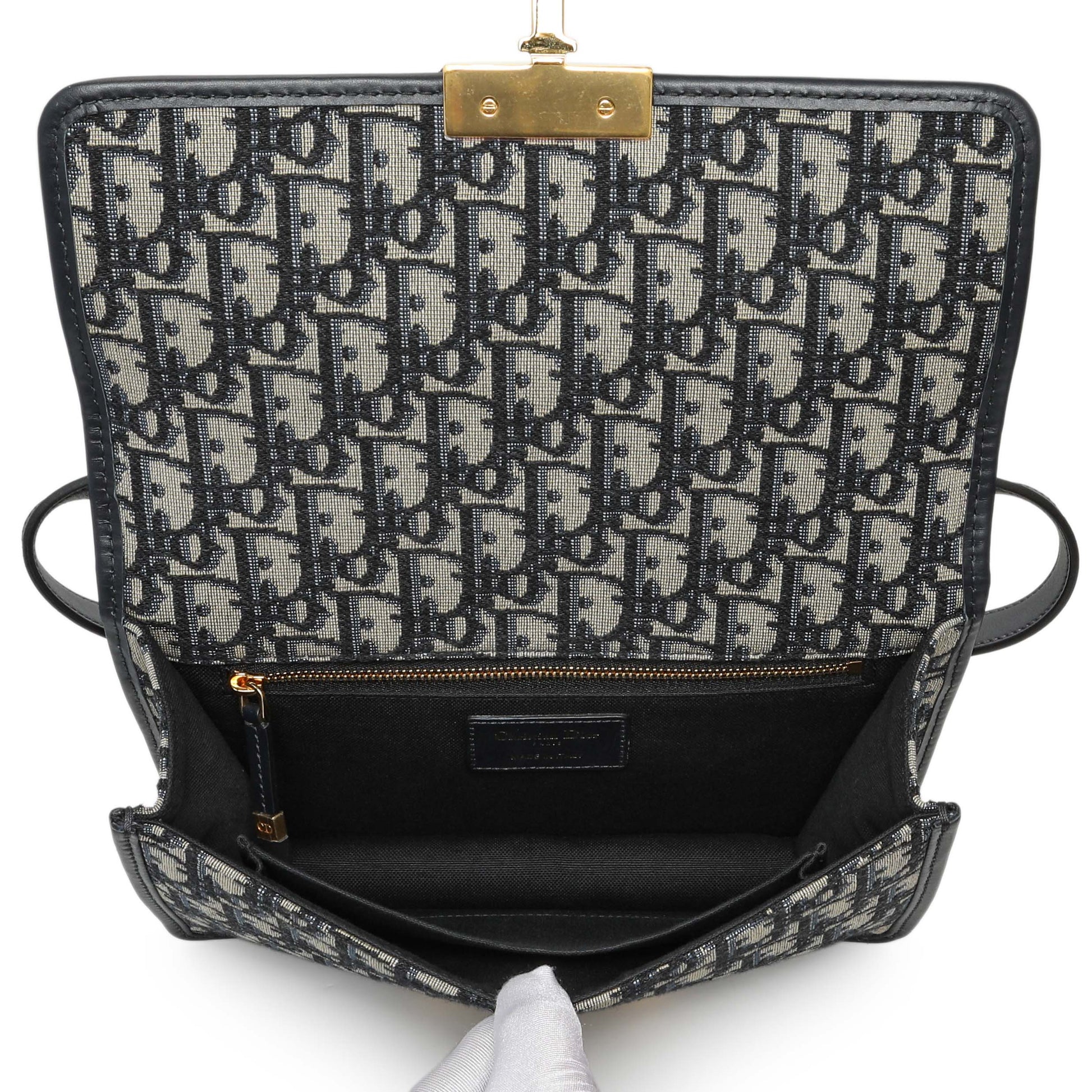 Exclusive Christian Dior Oblique 30 Montaigne Flap Bag — Alternate View 9