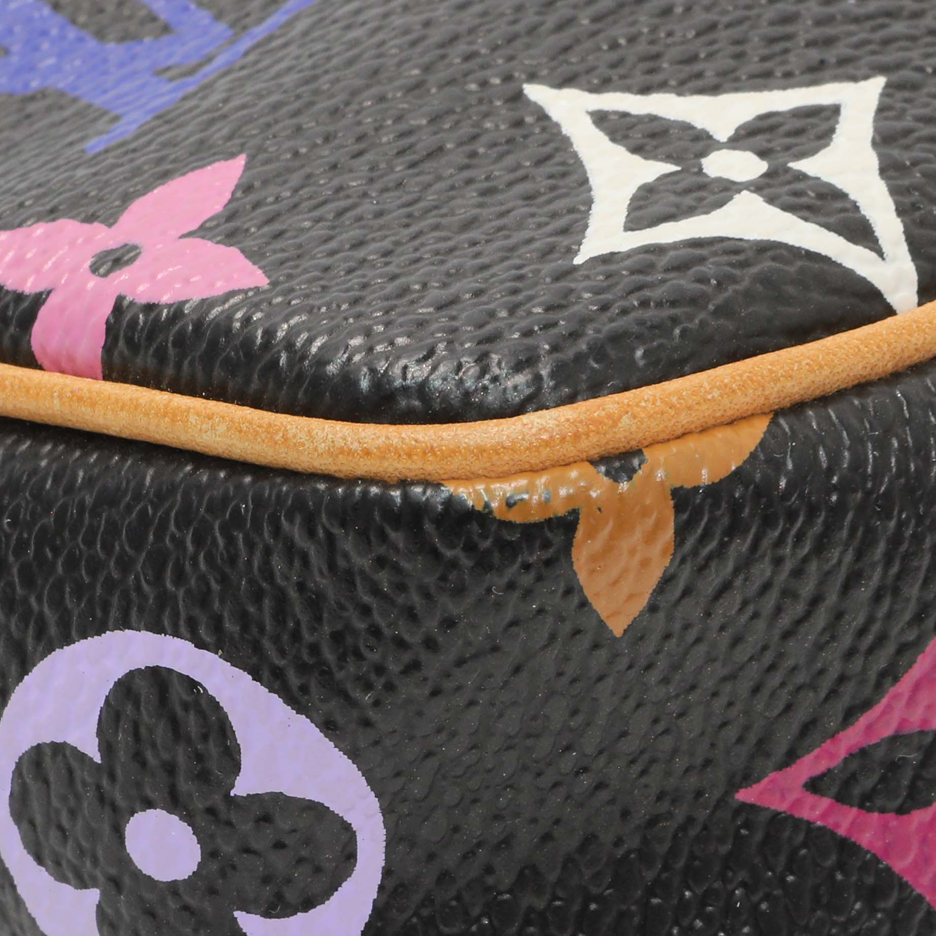 Exclusive Louis Vuitton Black Monogram Multicolor Pochette Accessories — Lifestyle View