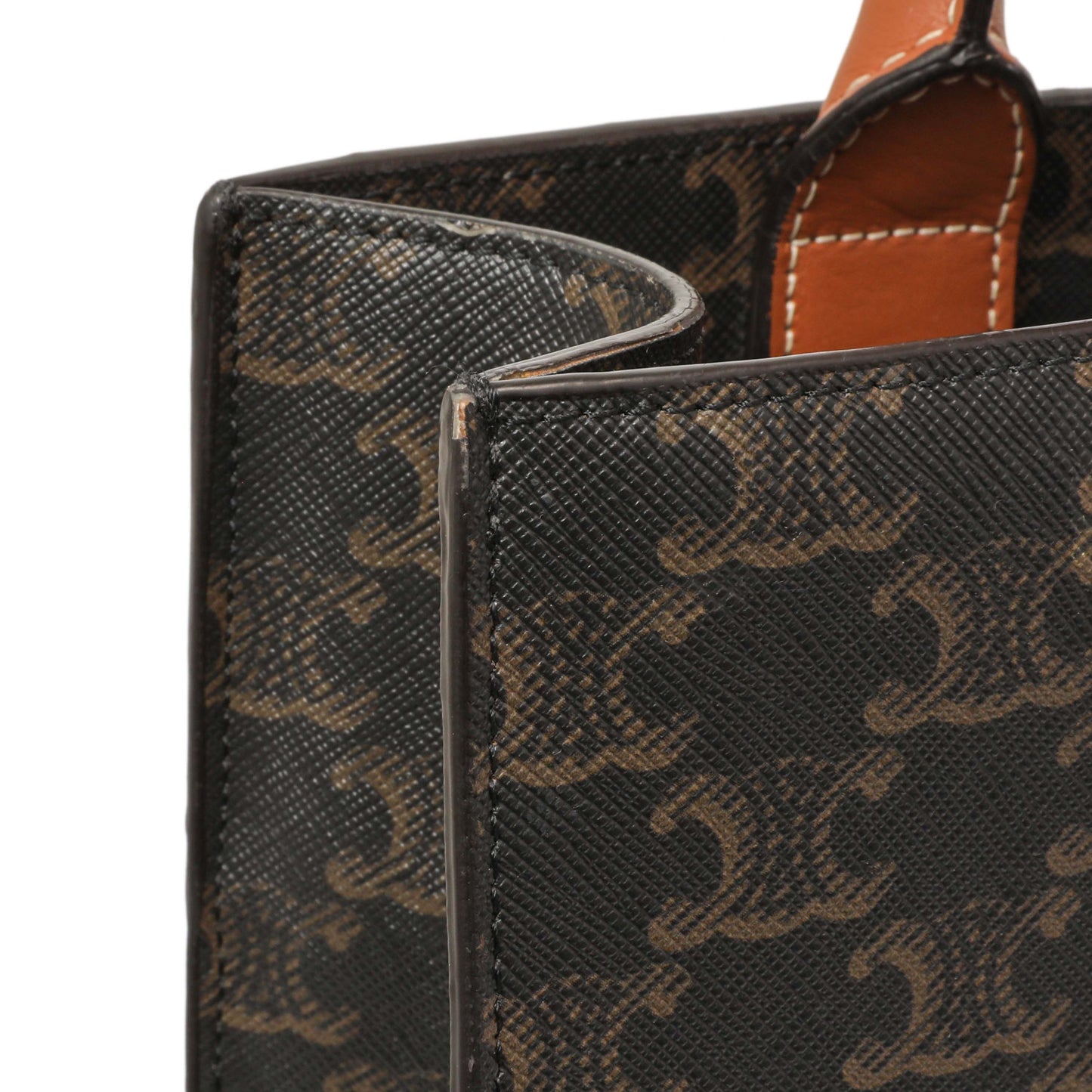 Exclusive Celine Triomphe Canvas Small Vertical Cabas — Alternate View 8