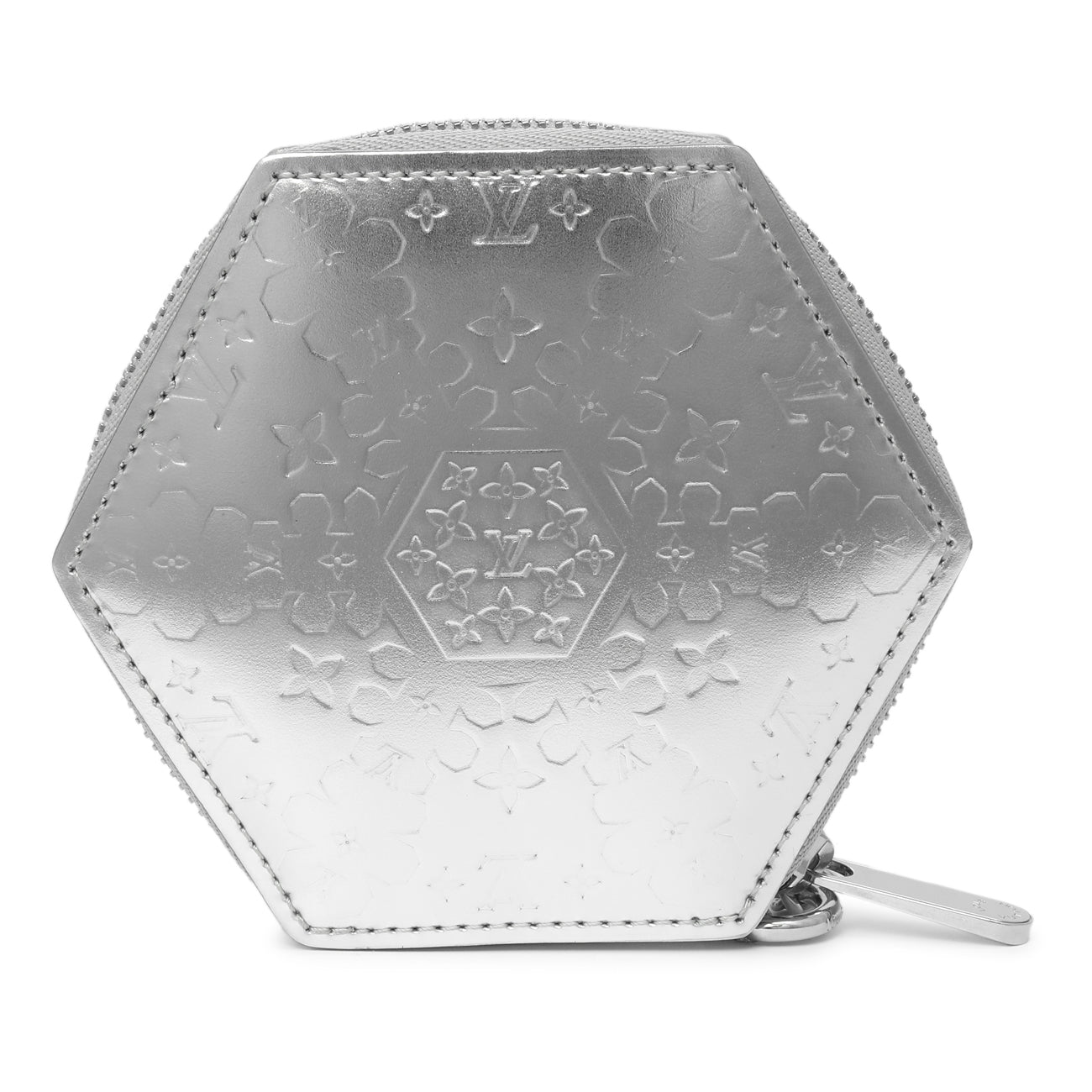 Exclusive Louis Vuitton Vernis Flocon Snowflake Coin Purse — Side View