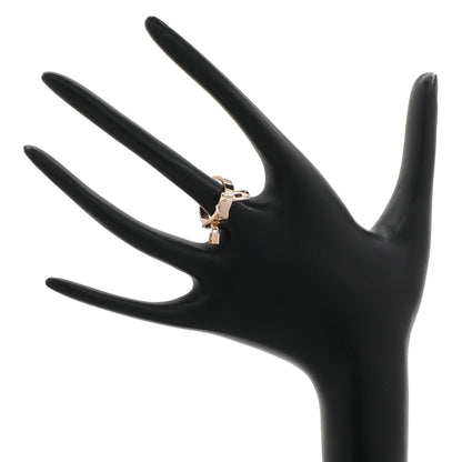 Exclusive Hermes 18K Rose Gold Kelly Gavroche Ring — Back View