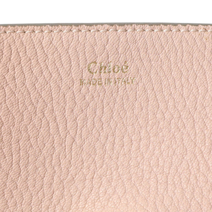 Exclusive Chloe Pink Grained Lambskin Drew Shoulder Bag — Detail View