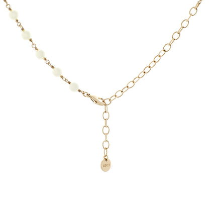 Exclusive Christian Dior Pearl Butterfly Necklace — Back View