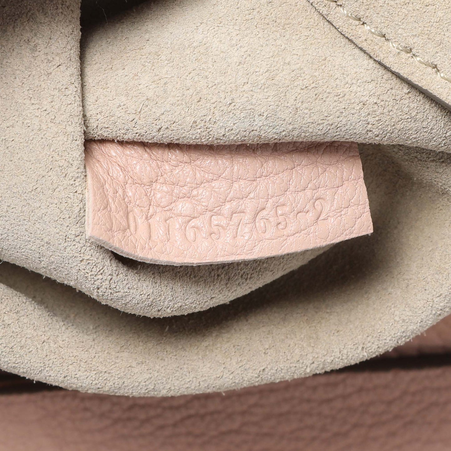 Exclusive Chloe Pink Grained Lambskin Drew Shoulder Bag — Lifestyle View