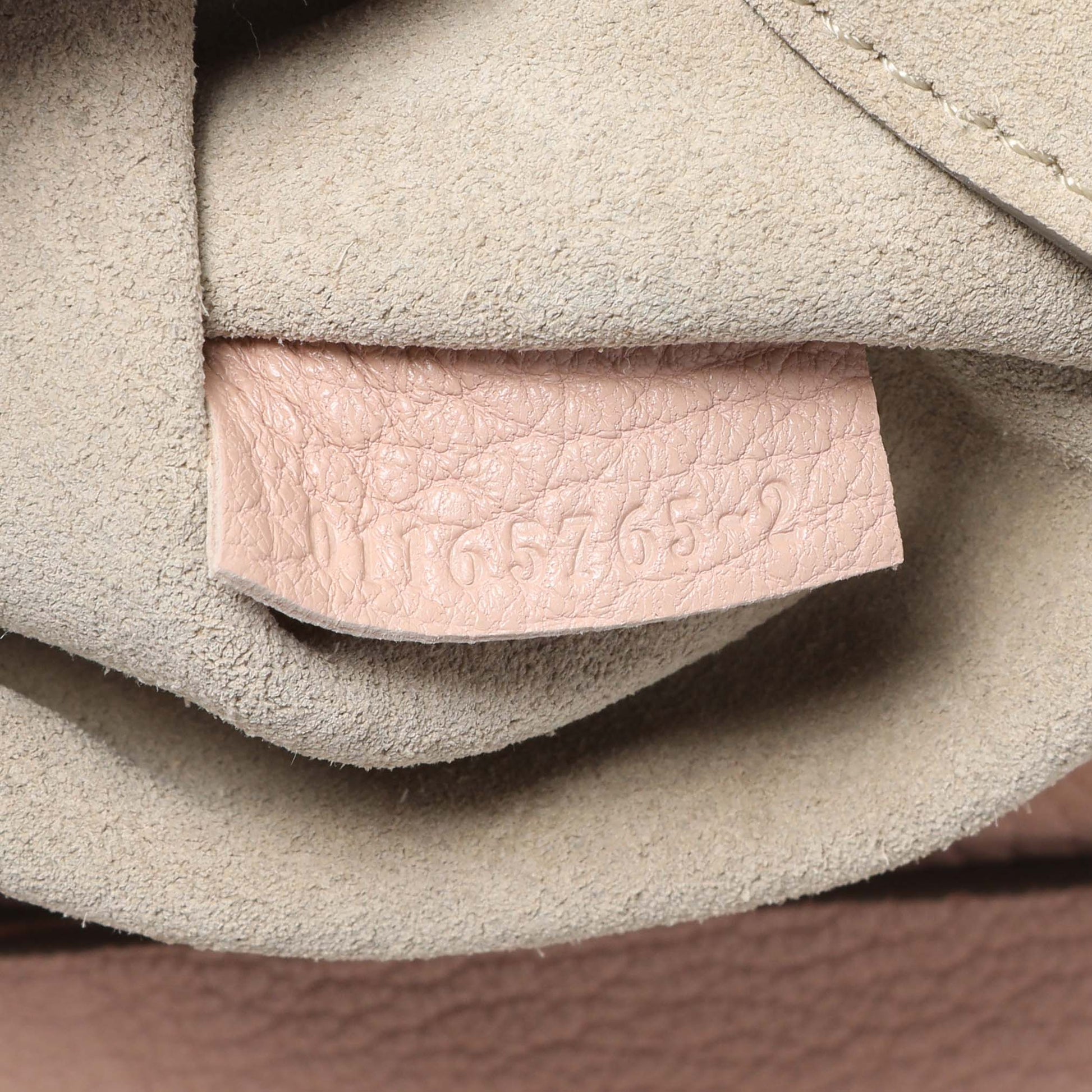 Exclusive Chloe Pink Grained Lambskin Drew Shoulder Bag — Lifestyle View