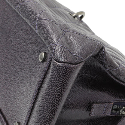 Exclusive Chanel Purple Iridescent Caviar Quilted Chic Shopping Tote — Alternate View 7