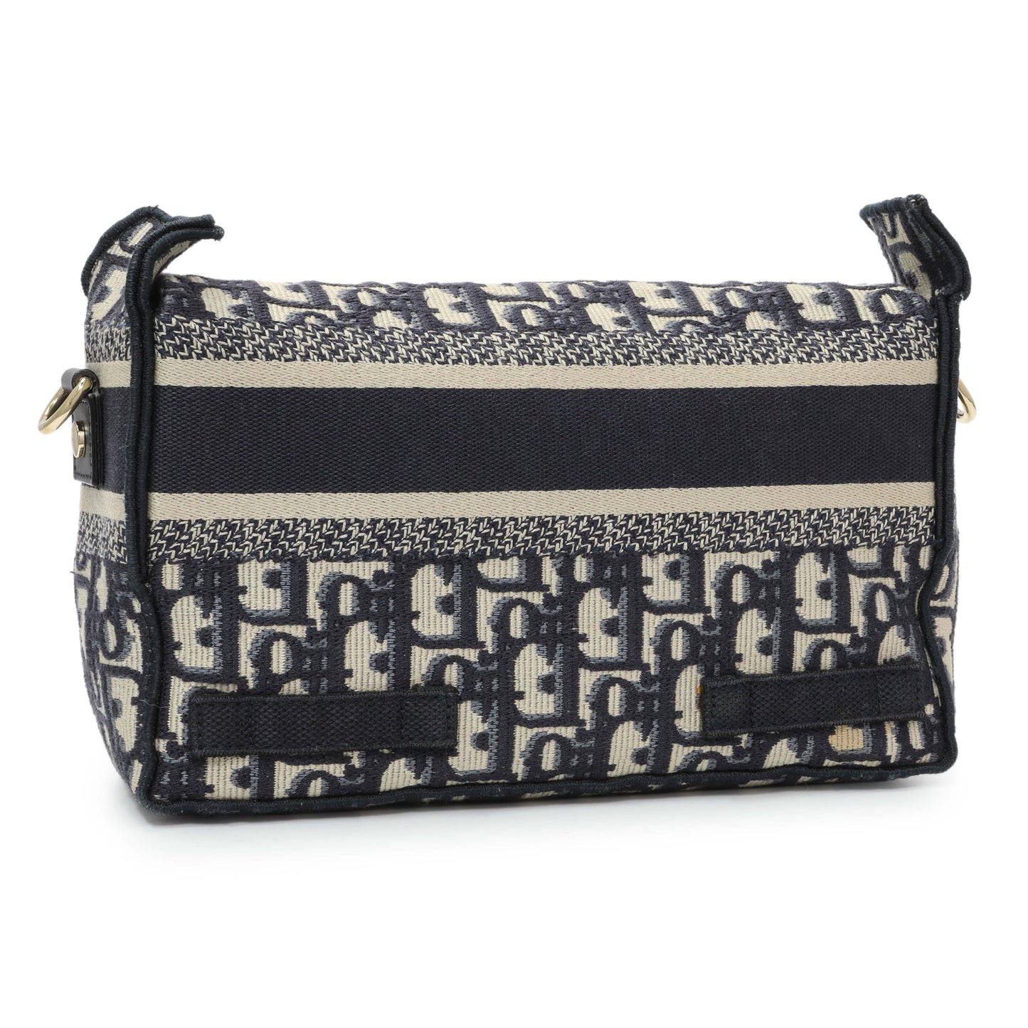 Exclusive Christian Dior Blue Oblique Small Diorcamp — Side View