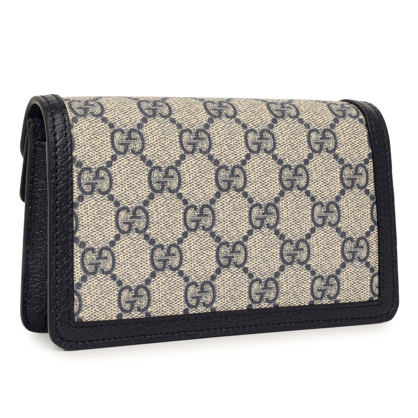 Exclusive Gucci Beige Blue GG Supreme Monogram Super Mini Dionysus — Back View