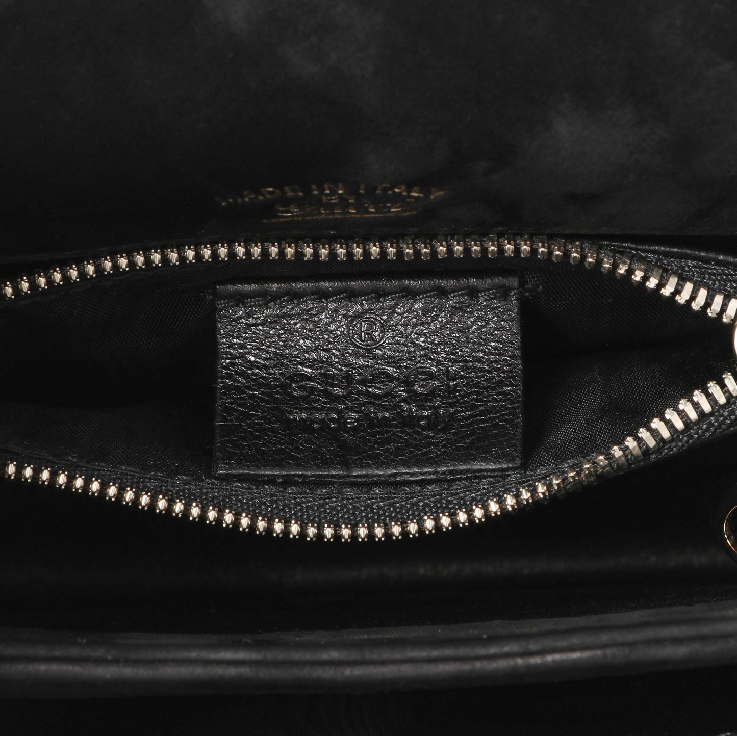 Exclusive Gucci Black Patent 1973 Top Handle Flap — Alternate View 7