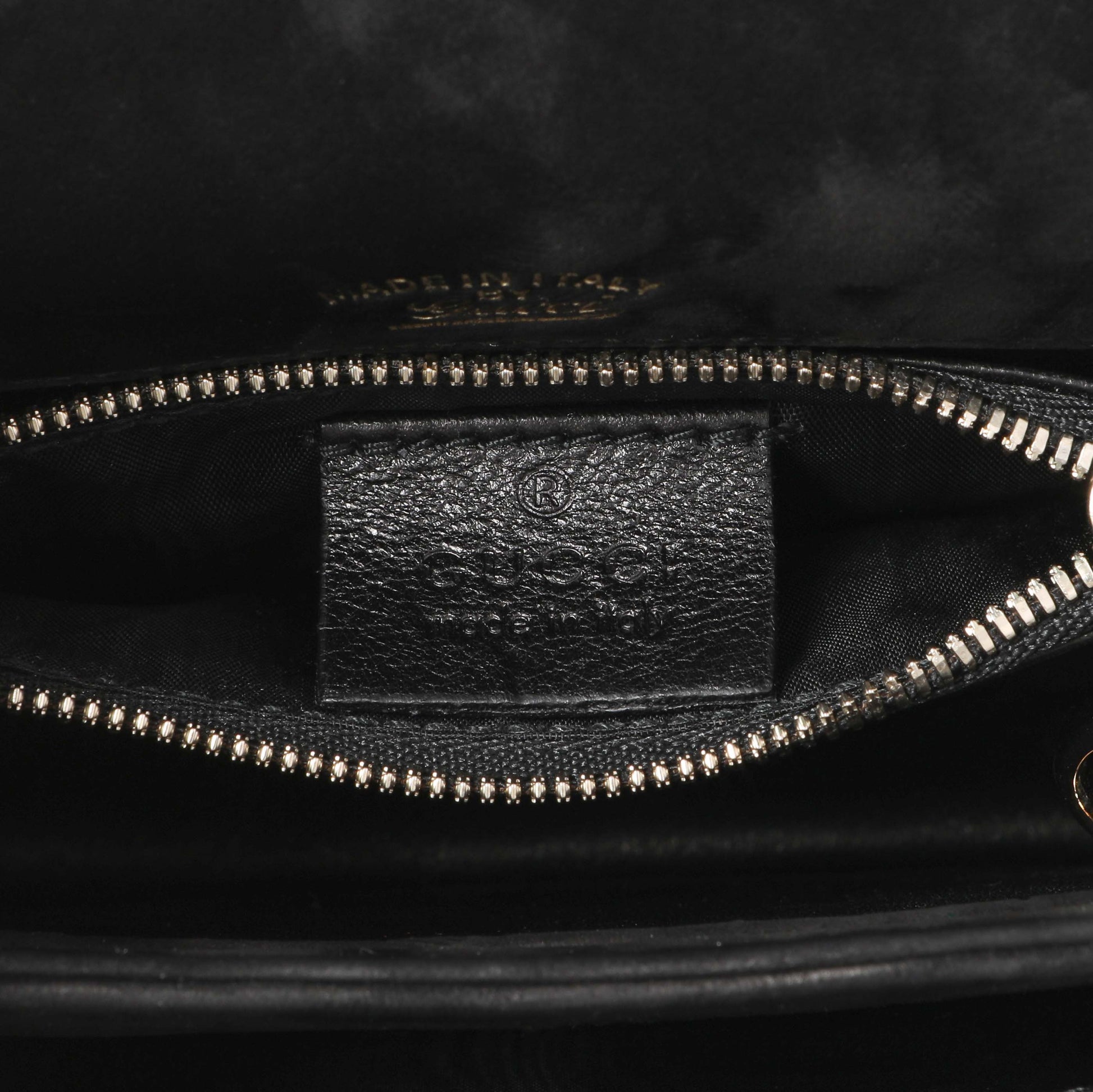 Exclusive Gucci Black Patent 1973 Top Handle Flap — Alternate View 7