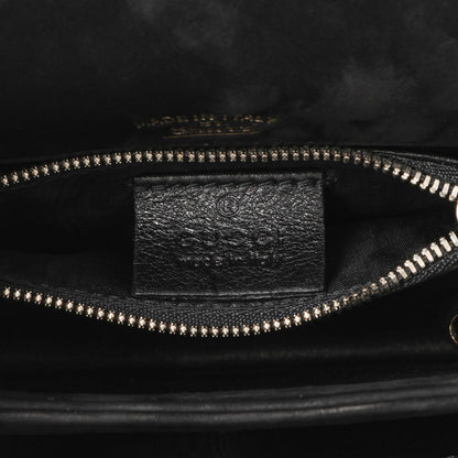 Exclusive Gucci Black Patent 1973 Top Handle Flap — Alternate View 7