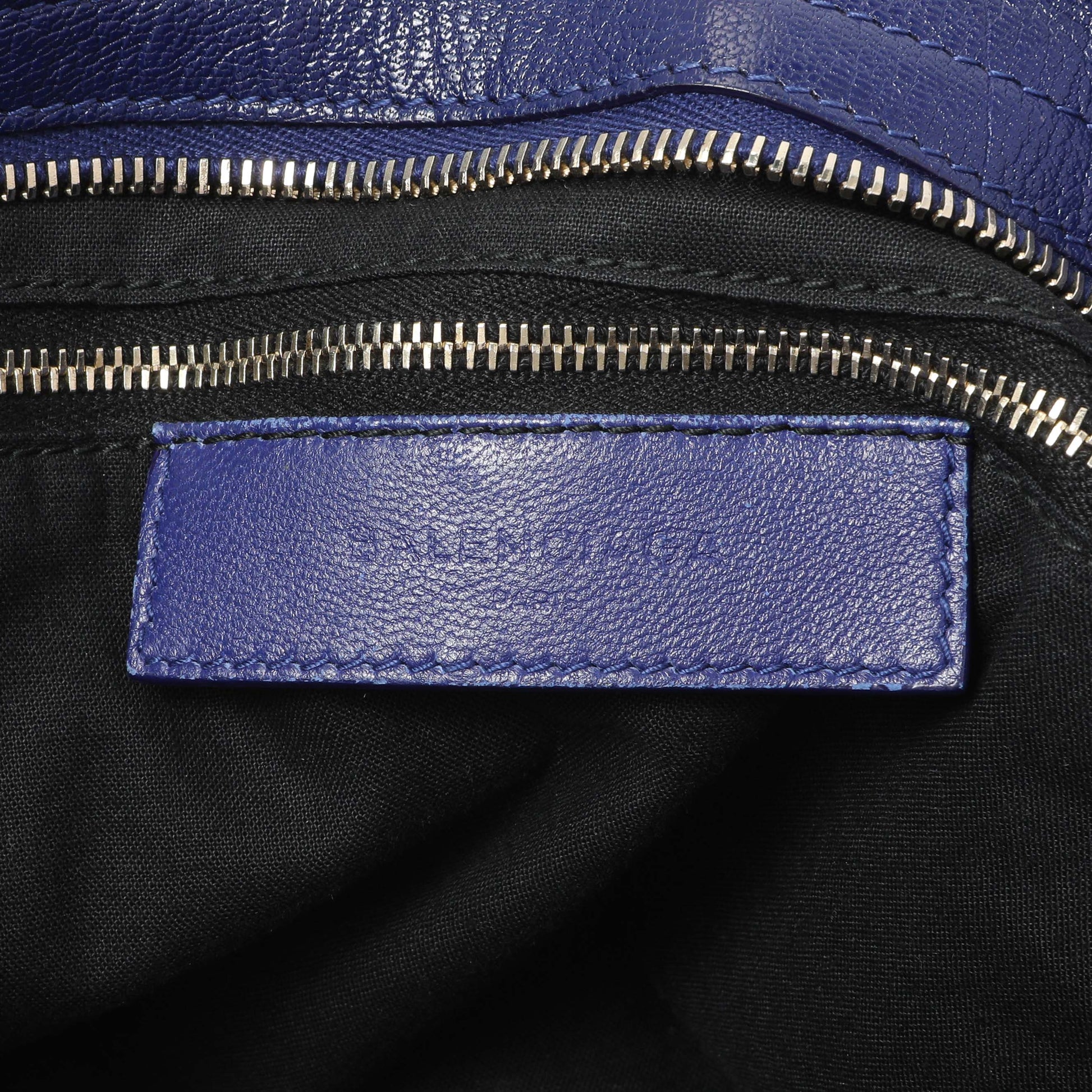 Exclusive Balenciaga Bleu Nuit Chevre Metallic Edge City — Alternate View 11