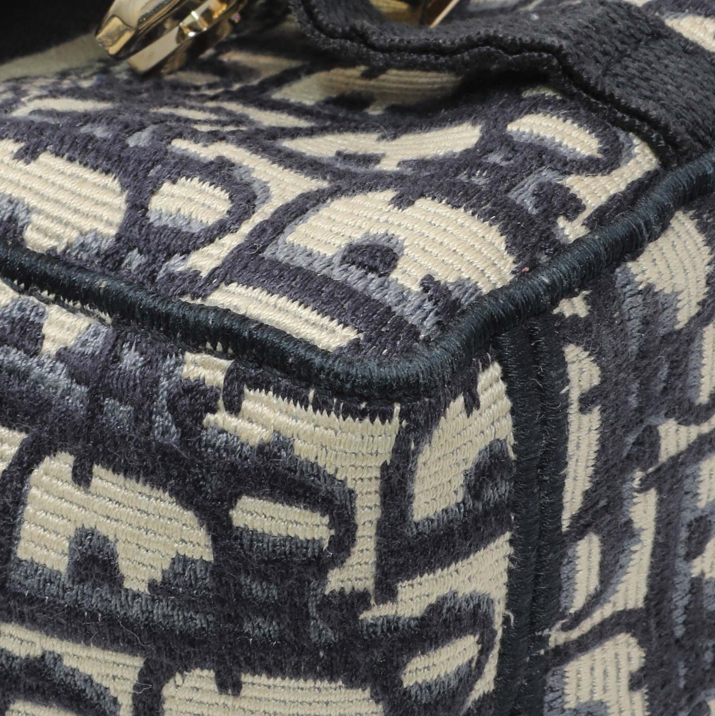 Exclusive Christian Dior Blue Oblique Small Diorcamp — Lifestyle View