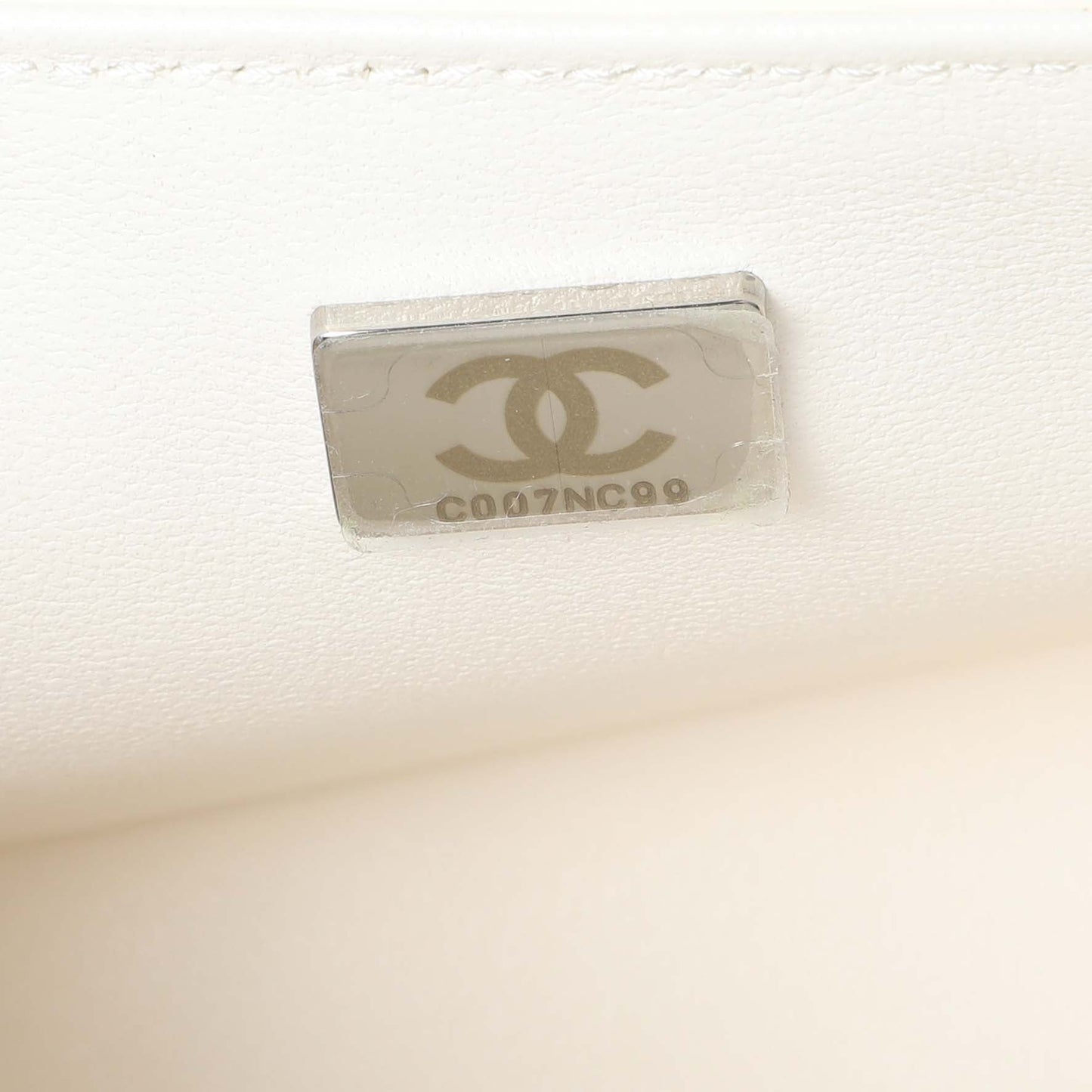 Exclusive Chanel White Patent Calfskin Small Camellia Flap — Alternate View 7
