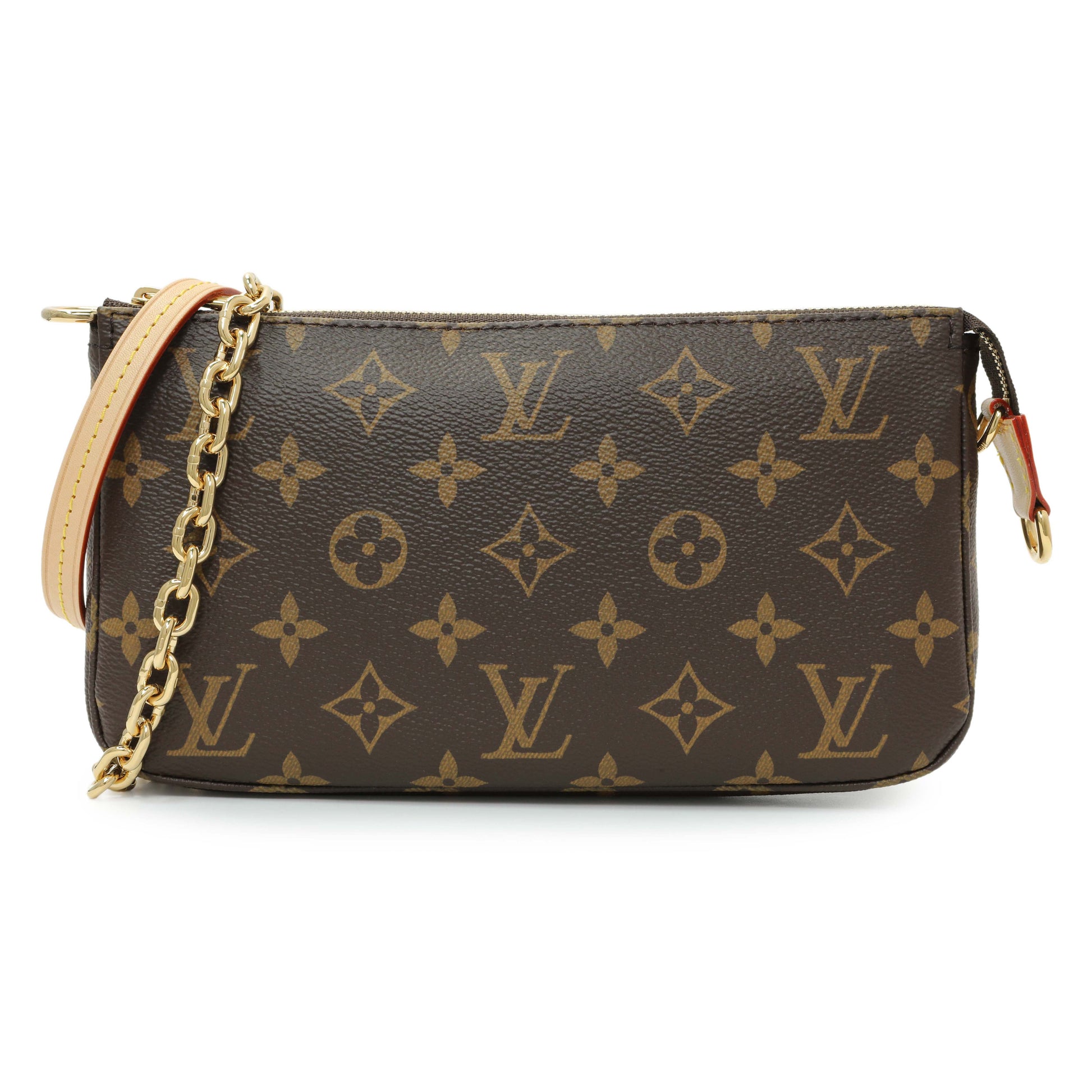 Exclusive Louis Vuitton Monogram Pochette Accessories NM — Front View