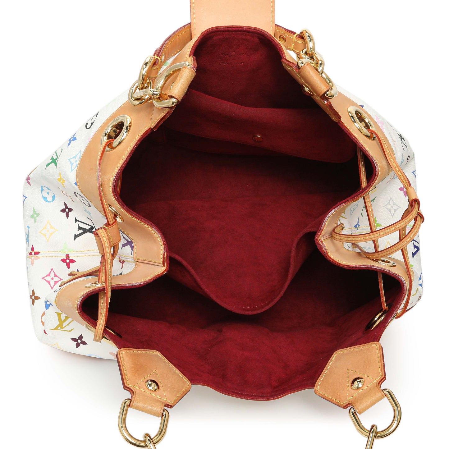 Exclusive Louis Vuitton White Multicolor Ursula — Alternate View 8