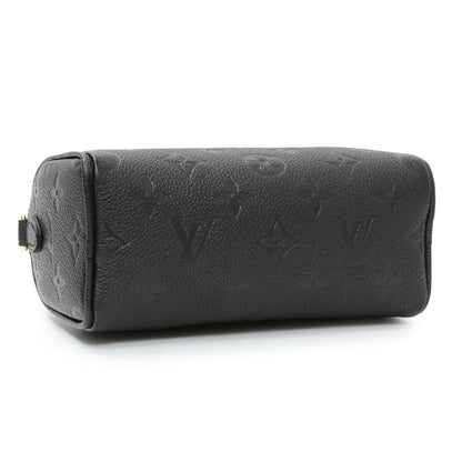 Exclusive Louis Vuitton Black Empreinte Monogram Nano Speedy — Back View