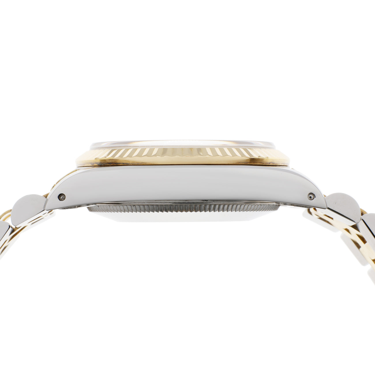 Exclusive Rolex Stainless Steel 18K Yellow Gold Diamond Datejust 31 68273 — Back View
