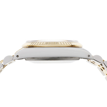 Exclusive Rolex Stainless Steel 18K Yellow Gold Diamond Datejust 31 68273 — Back View