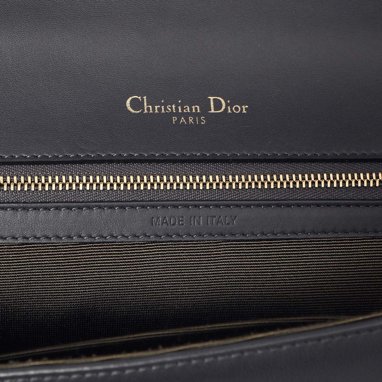 Exclusive Christian Dior Navy Lambskin Medium Diorama — Alternate View 10