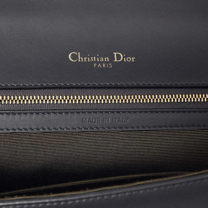 Exclusive Christian Dior Navy Lambskin Medium Diorama — Alternate View 10