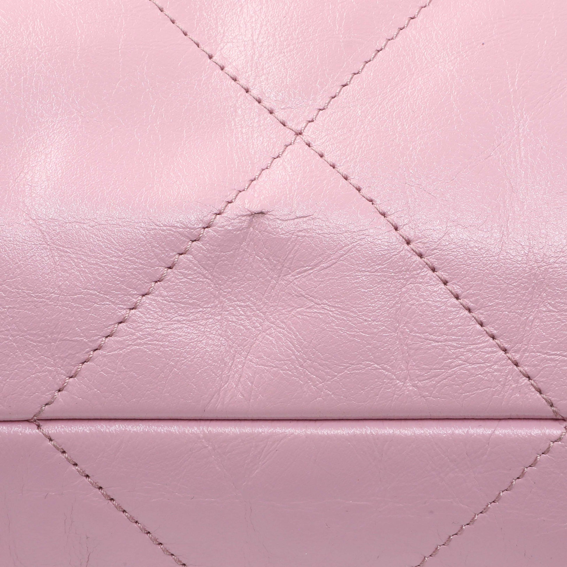 Exclusive Chanel Pink Shiny Calfskin Large Chanel 22 — Alternate View 11