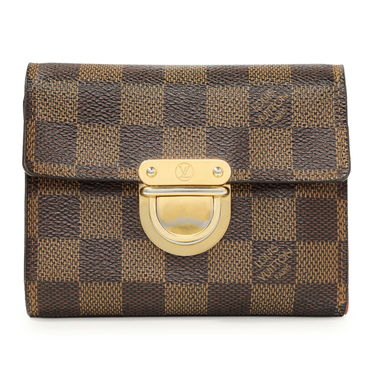 Exclusive Louis Vuitton Damier Ebene Koala Wallet — Front View
