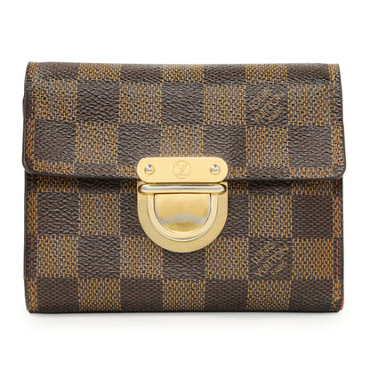 Exclusive Louis Vuitton Damier Ebene Koala Wallet — Front View