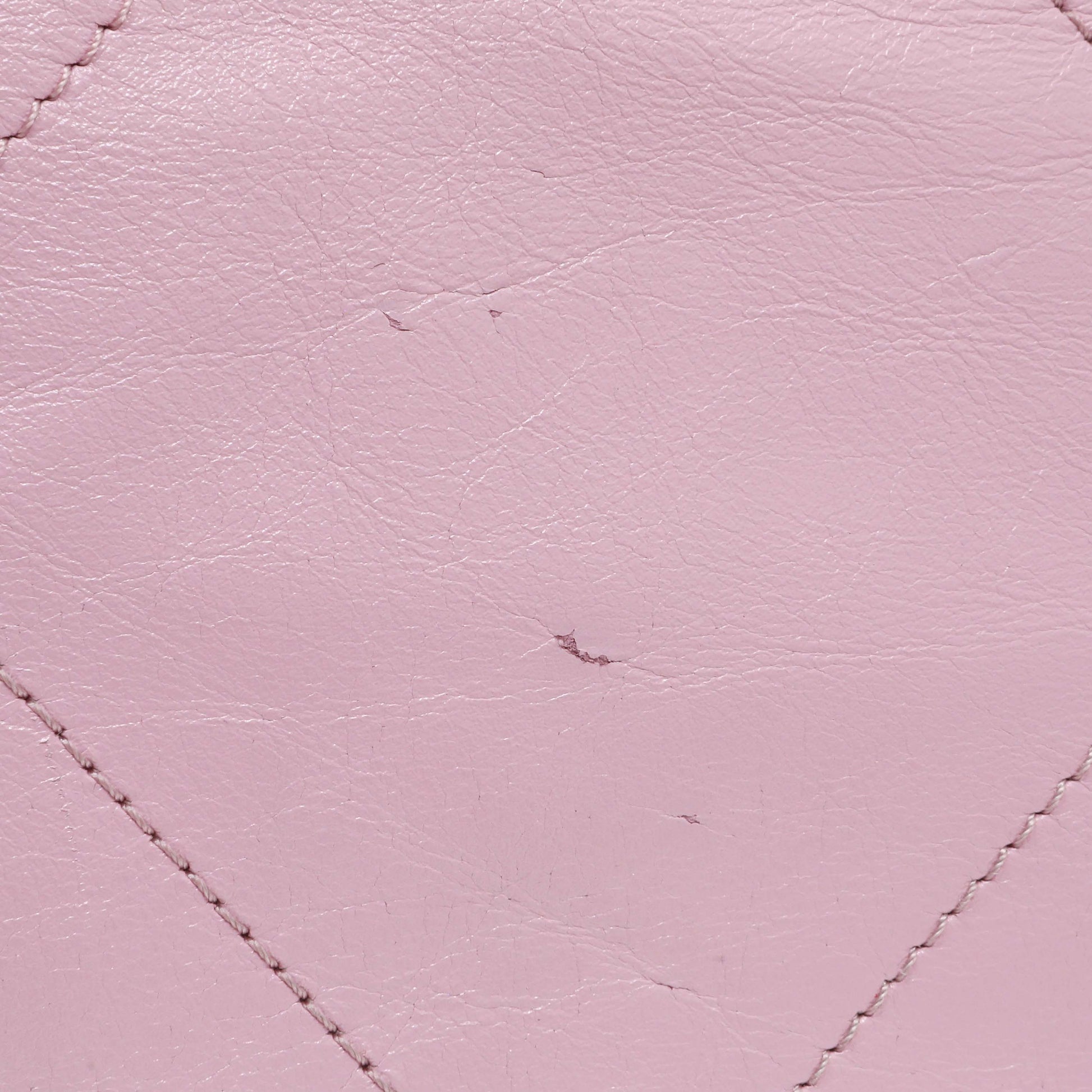 Exclusive Chanel Pink Shiny Calfskin Large Chanel 22 — Alternate View 12