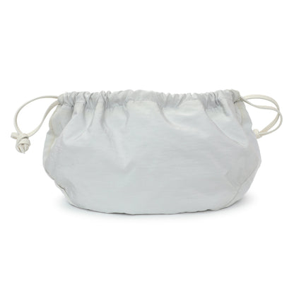 Exclusive Bottega Veneta White Calfskin Small Shell Bag — Alternate View 7