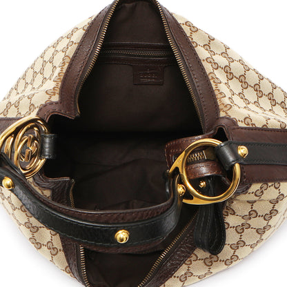 Exclusive Gucci Monogram Medium Interlocking Hobo — Top View