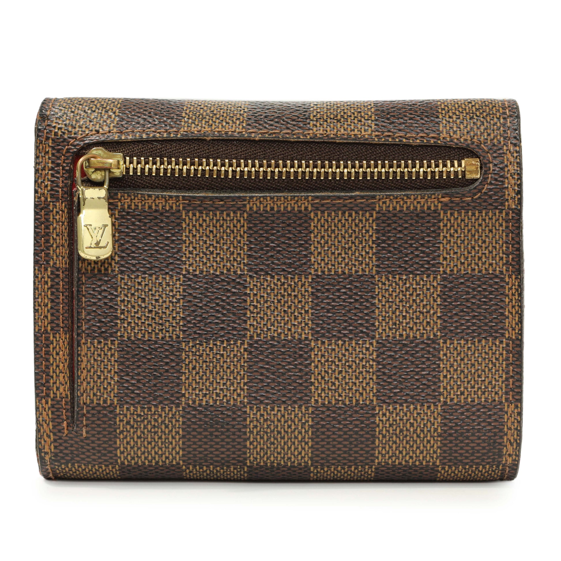 Exclusive Louis Vuitton Damier Ebene Koala Wallet — Side View