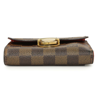 Exclusive Louis Vuitton Damier Ebene Koala Wallet — Back View