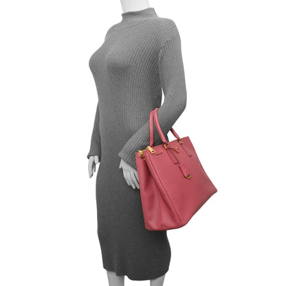 Exclusive Prada Bruyere Saffiano Large Galleria Double Zip Tote — Alternate View 10